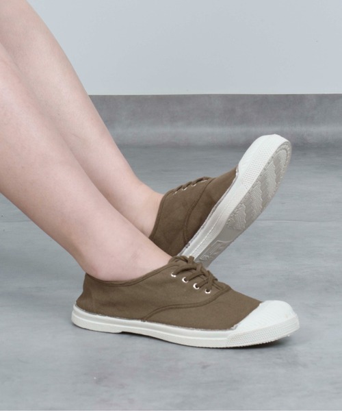 BENSIMON(ベンシモン)の「【BENSIMON】スニーカー LACE TENNIS フランスブランド(スニーカー・レディース・ブラック/ホワイト/カーキ・38/39/37/36)」の3枚目の写真