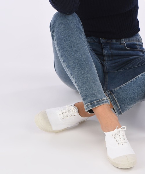 BENSIMON(ベンシモン)の「【BENSIMON】スニーカー LACE TENNIS フランスブランド(スニーカー・レディース・ブラック/ホワイト/カーキ・38/39/37/36)」の12枚目の写真