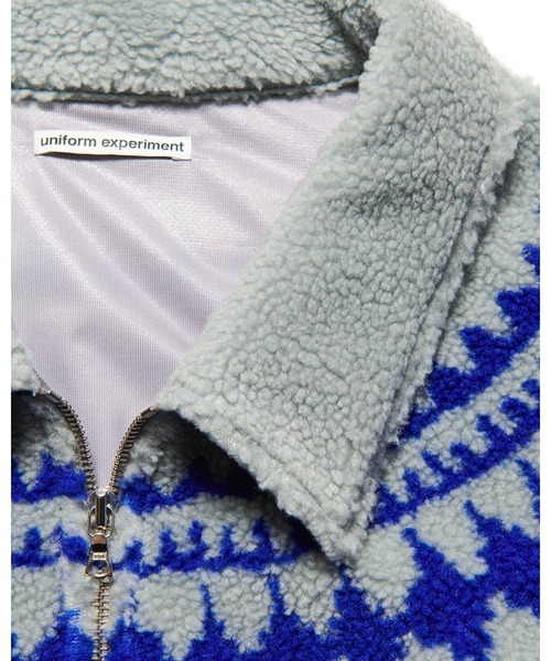 uniform experiment（ユニフォームエクスペリメント）の「SHERPA BLOUSON（ブルゾン・メンズ・ライトグレー/ブラック・2/1/3/4/5）」の12枚目の写真