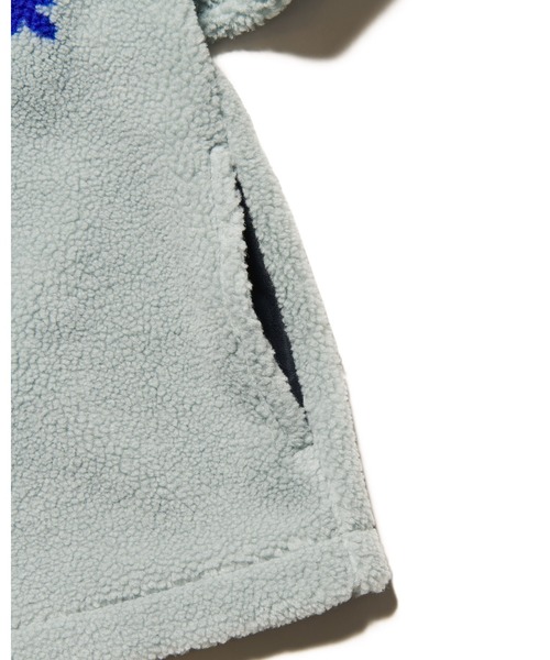 uniform experiment（ユニフォームエクスペリメント）の「SHERPA BLOUSON（ブルゾン・メンズ・ライトグレー/ブラック・2/1/3/4/5）」の13枚目の写真