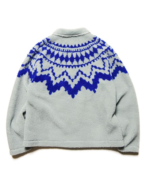 uniform experiment（ユニフォームエクスペリメント）の「SHERPA BLOUSON（ブルゾン・メンズ・ライトグレー/ブラック・2/1/3/4/5）」の11枚目の写真
