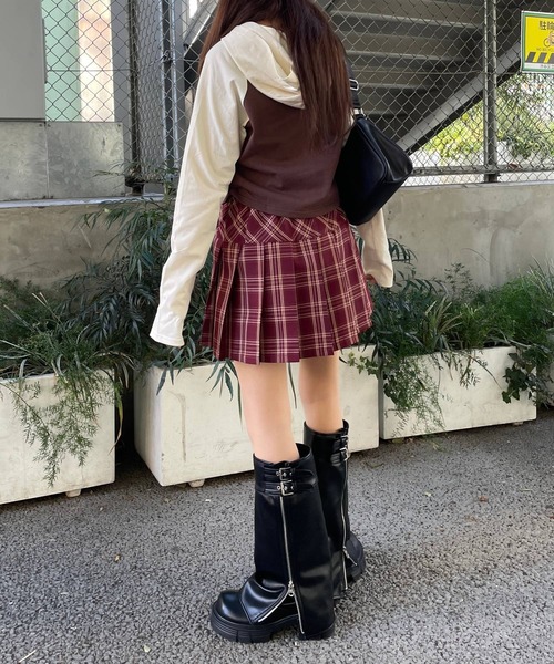 repipi armario（レピピ アルマリオ）の「カバーロングブーツ（ブーツ・キッズ・ブラック・SMALL/LARGE/MEDIUM）」の3枚目の写真