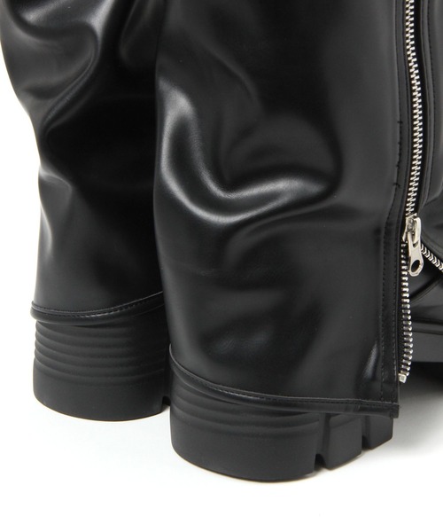 repipi armario（レピピ アルマリオ）の「カバーロングブーツ（ブーツ・キッズ・ブラック・SMALL/LARGE/MEDIUM）」の12枚目の写真