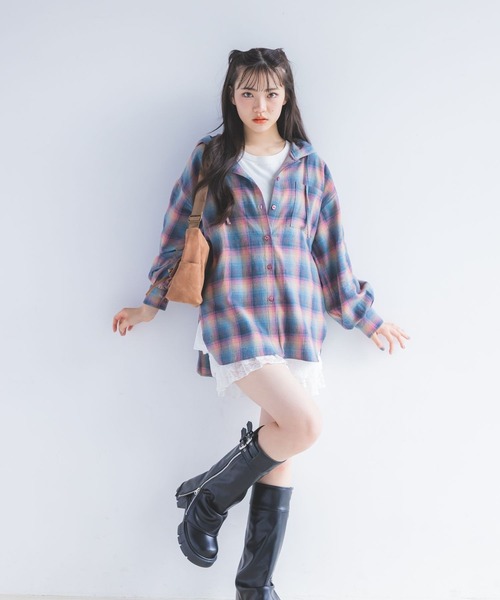 repipi armario（レピピ アルマリオ）の「カバーロングブーツ（ブーツ・キッズ・ブラック・SMALL/LARGE/MEDIUM）」の15枚目の写真