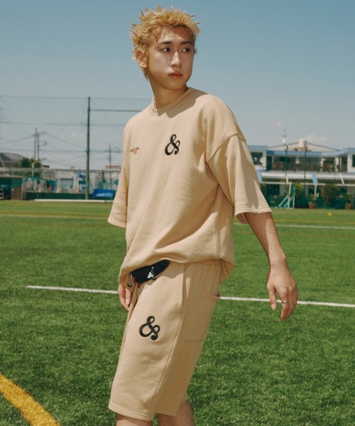 &RSON(アンダーソン)の「STANDARD S/S SWEAT SETUP(Tシャツ/カットソー・メンズ・ベージュ/ネイビー/グレー・SMALL/MEDIUM/LARGE/X-LARGE)」の3枚目の写真