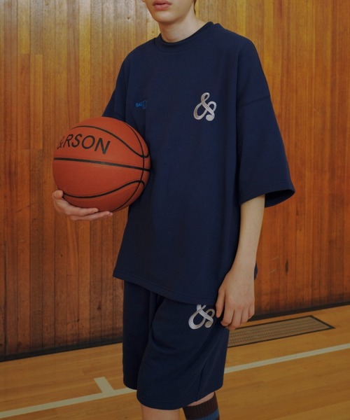 &RSON(アンダーソン)の「STANDARD S/S SWEAT SETUP(Tシャツ/カットソー・メンズ・ベージュ/ネイビー/グレー・SMALL/MEDIUM/LARGE/X-LARGE)」の1枚目の写真