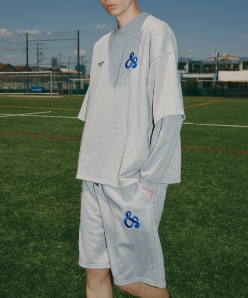 &RSON(アンダーソン)の「STANDARD S/S SWEAT SETUP(Tシャツ/カットソー・メンズ・ベージュ/ネイビー/グレー・SMALL/MEDIUM/LARGE/X-LARGE)」の2枚目の写真