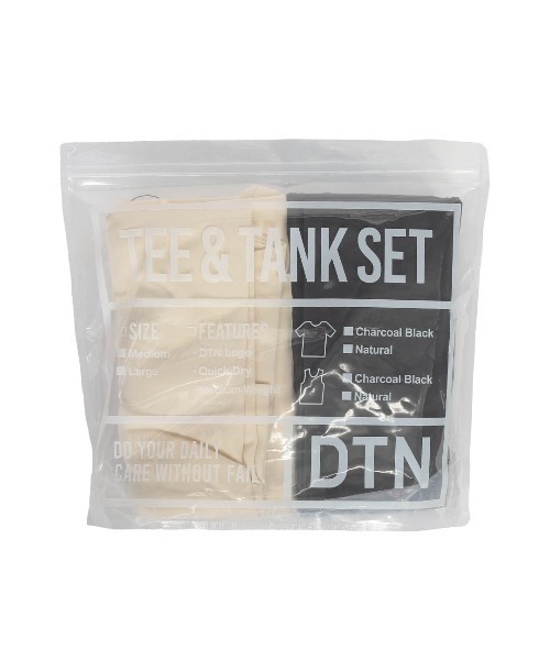 DULTON(ダルトン)の「DTN SHELTECH PACK TEE&TANK/DTN シェルテック パック Tシャツ&タンク(Tシャツ/カットソー・メンズ・ブラック×ホワイト/ホワイト×ブラック・L/M)」の15枚目の写真