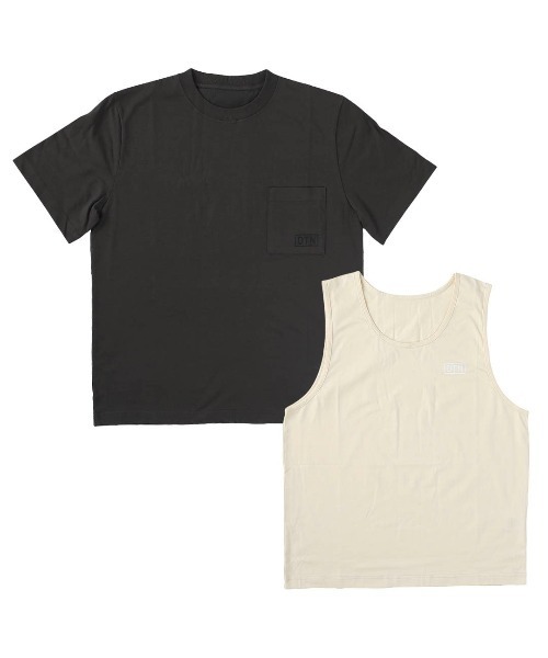 DULTON(ダルトン)の「DTN SHELTECH PACK TEE&TANK/DTN シェルテック パック Tシャツ&タンク(Tシャツ/カットソー・メンズ・ブラック×ホワイト/ホワイト×ブラック・L/M)」の16枚目の写真