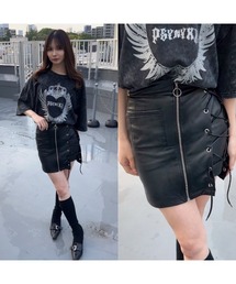 PSYNYXX（プシュニクス）の「レザースカート（スカート）」