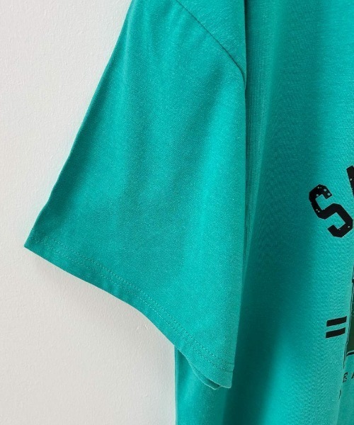 maison de LATIR(メゾンドラティール)の「夏服シンプルロゴで着やすい。大人カジュアルTシャツ半袖ワンピース(ワンピース・レディース・ブルー/グレー/グリーン/ホワイト・FREE)」の18枚目の写真
