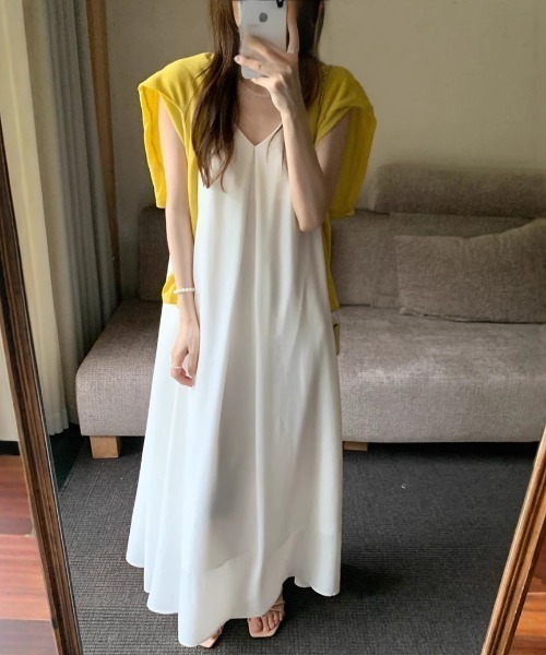 セール】YUGA_YGMC V-neck camisole dress（ワンピース）｜FREE