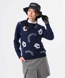 BEAMS GOLF｜ビームスゴルフのニット/セーター（ブルー・ネイビー/青色