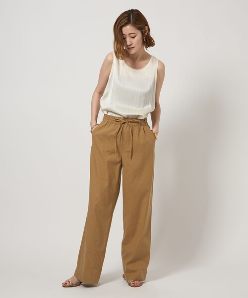 conte unitedarrows /コンテ　パンツ36サイズ conte＞ウエストドローコード イージー ワイドパンツ（その他