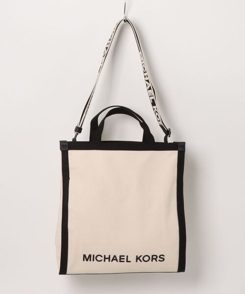 MICHAEL KORS(マイケルコース)の「LAUTNER キャンバス ショッパートート(トートバッグ・メンズ・ナチュラル・FREE)」の7枚目の写真