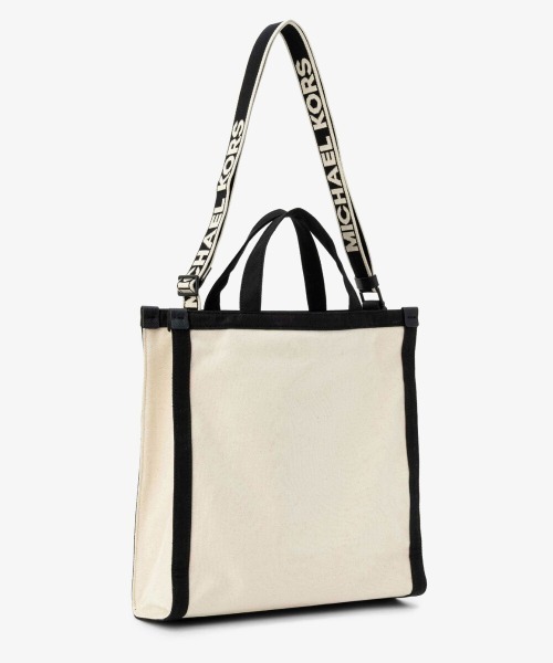 MICHAEL KORS(マイケルコース)の「LAUTNER キャンバス ショッパートート(トートバッグ・メンズ・ナチュラル・FREE)」の6枚目の写真