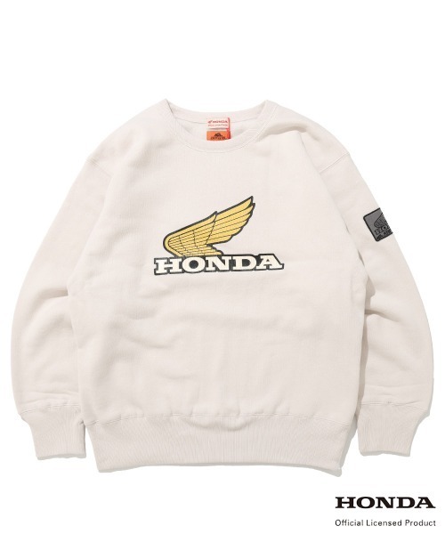KRIFF MAYER(クリフメイヤー)の「【Unisex・ピグメント加工】HONDAコラボクルー(WING)(スウェット・メンズ・レッド/チャコール/グレー/ナチュラル・X-LARGE/MEDIUM/LARGE)」の10枚目の写真
