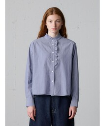 MidiUmi（ミディウミ）の「MidiUmi フロントハーフフリルシャツ（シャツ/ブラウス）」