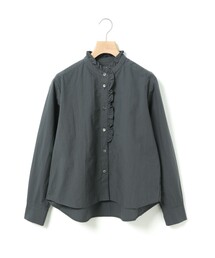 MidiUmi（ミディウミ）の「MidiUmi フロントハーフフリルシャツ（シャツ/ブラウス）」