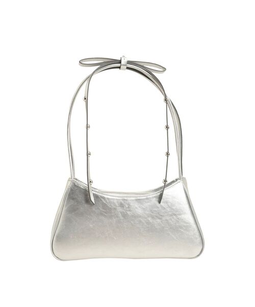 Casselini（キャセリーニ）の「【キャセリーニ】肩リボンエナメルバッグ（ハンドバッグ・レディース・ブラック/シルバー/レッド・FREE）」の12枚目の写真