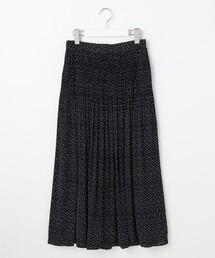 自由区（ジユウク）の「ライトサテンプリーツ スカート（スカート）」