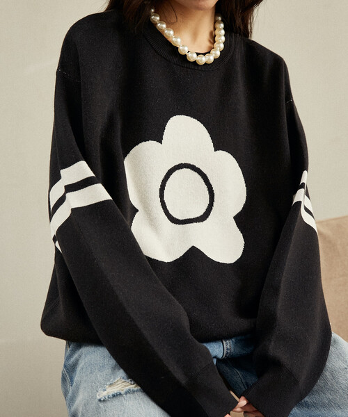 セール】MARY QUANT × PUBLUX/マリークワント フラワーモチーフ 袖