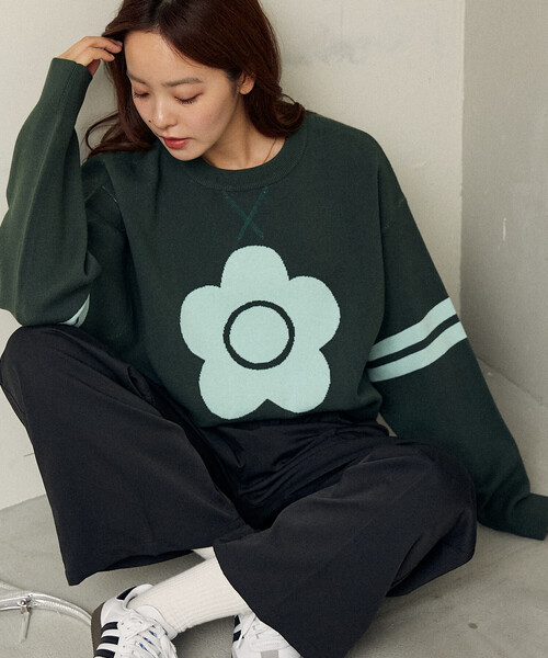 セール】MARY QUANT × PUBLUX/マリークワント フラワーモチーフ 袖