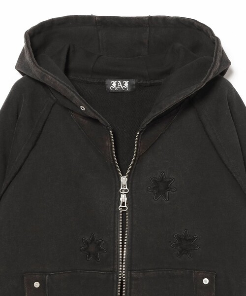 FAF(フェイク アス フラワーズ)の「FAF(Fake As Flowers) / Stella Zip Up Hoodie(スウェット・メンズ・ブラック・3(L)/2(M)/1(S))」の3枚目の写真