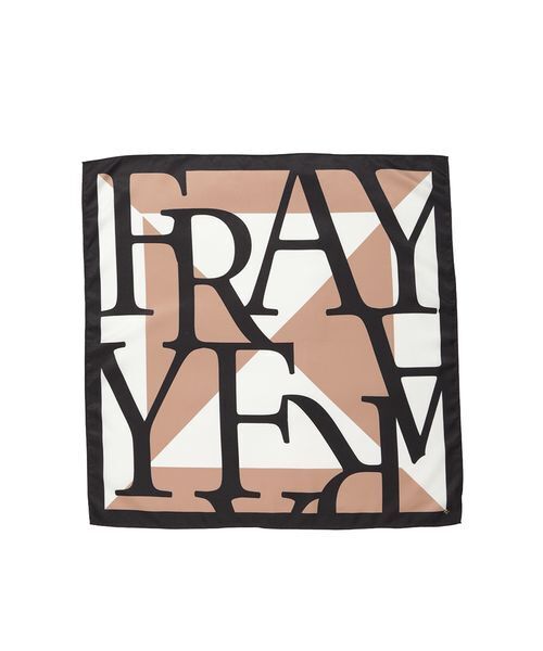 FRAY I.D（フレイアイディー）の「シルクタッチプリントベーシックスカーフ（バンダナ/スカーフ・レディース・ドット/マルチ・F）」の5枚目の写真