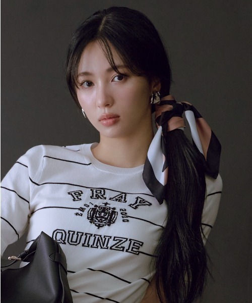 FRAY I.D（フレイアイディー）の「シルクタッチプリントベーシックスカーフ（バンダナ/スカーフ・レディース・ドット/マルチ・F）」の2枚目の写真