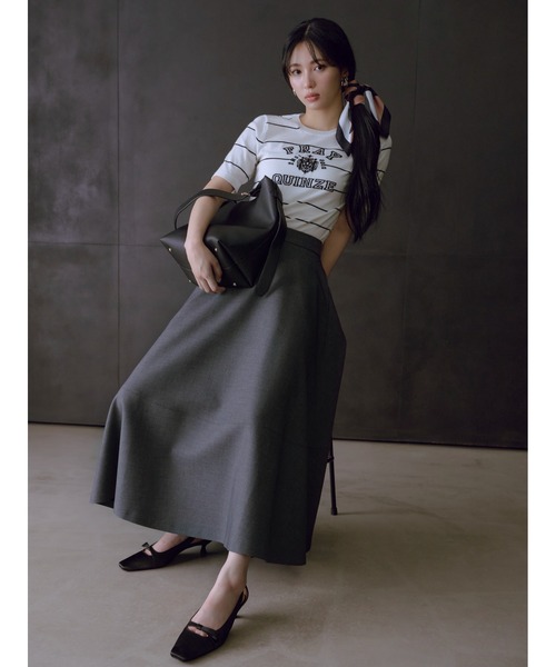 FRAY I.D（フレイアイディー）の「シルクタッチプリントベーシックスカーフ（バンダナ/スカーフ・レディース・ドット/マルチ・F）」の3枚目の写真