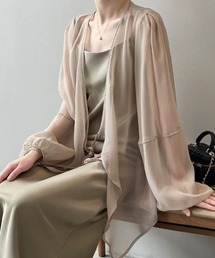 le coeur de la mer フェレットベージュ ロングカーディガン
