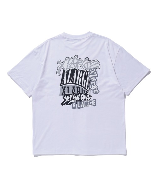 XLARGE(エクストララージ)の「VARIOUS LOGOS S/S TEE(Tシャツ/カットソー・メンズ・ホワイト/ブラウン/ブラック・S/M/L/XL)」の1枚目の写真