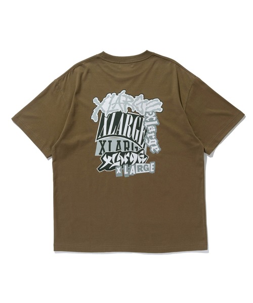 XLARGE(エクストララージ)の「VARIOUS LOGOS S/S TEE(Tシャツ/カットソー・メンズ・ホワイト/ブラウン/ブラック・S/M/L/XL)」の8枚目の写真