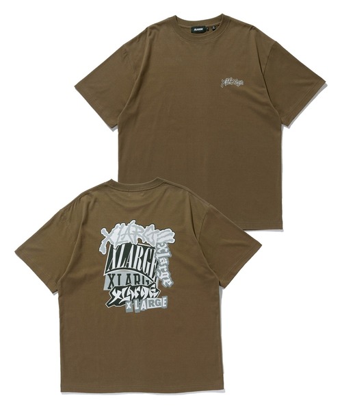 XLARGE(エクストララージ)の「VARIOUS LOGOS S/S TEE(Tシャツ/カットソー・メンズ・ホワイト/ブラウン/ブラック・S/M/L/XL)」の16枚目の写真