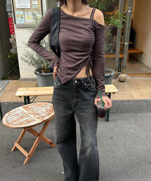 FREE'S MART | ◆ワンショルシャーリングテレコカットソー(Tシャツ/カットソー)