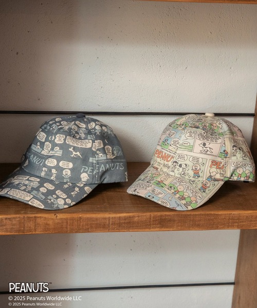 PEANUTS（ピーナッツ）の「【ピーナッツ75周年】×ブランシェス　総柄キャップ（キャップ・キッズ・チャコールグレー/アイボリー・M/L）」の11枚目の写真