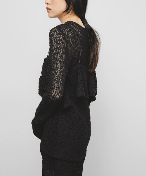 KBF（ケイビーエフ）の「ビスチェSETレーストップス（Tシャツ/カットソー・レディース・アイボリー/ブラック・ONE）」の20枚目の写真