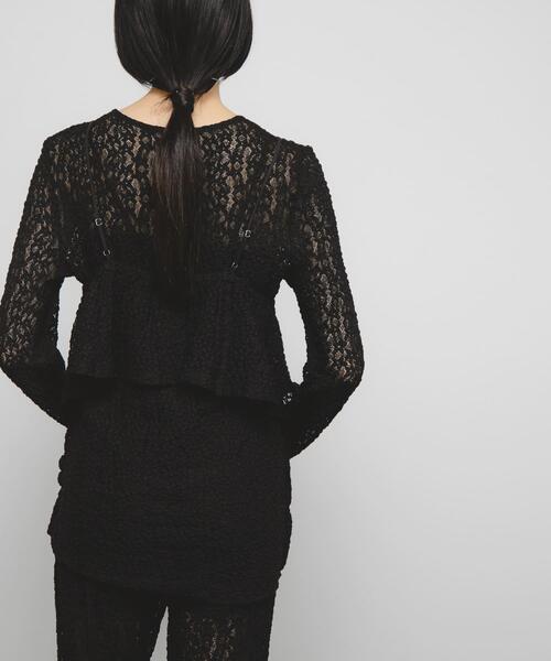 KBF（ケイビーエフ）の「ビスチェSETレーストップス（Tシャツ/カットソー・レディース・アイボリー/ブラック・ONE）」の21枚目の写真