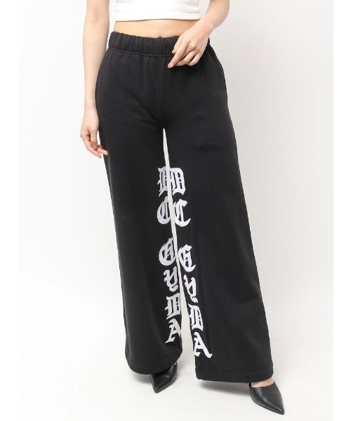 DC（ディーシー）の「GYDA×DC OE LOGOスウェットパンツ（スウェットパンツ・レディース・グリーン/オフホワイト/ブラック・FREE）」の3枚目の写真