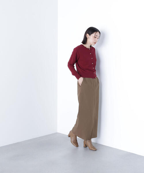 NATURAL BEAUTY BASIC(ナチュラルビューティーベーシック)の「◇オータムベーシックカーディガン(カーディガン/ボレロ・レディース・ネイビー/ワイン/ベージュ/ブラック・FREE)」の17枚目の写真