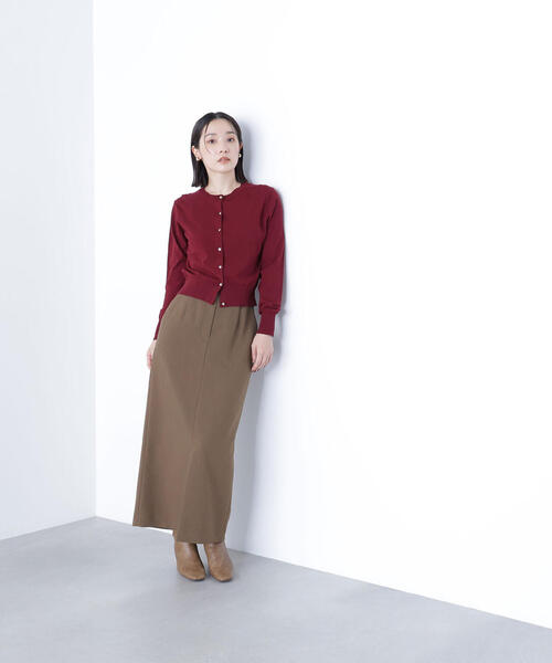 NATURAL BEAUTY BASIC(ナチュラルビューティーベーシック)の「◇オータムベーシックカーディガン(カーディガン/ボレロ・レディース・ネイビー/ワイン/ベージュ/ブラック・FREE)」の19枚目の写真