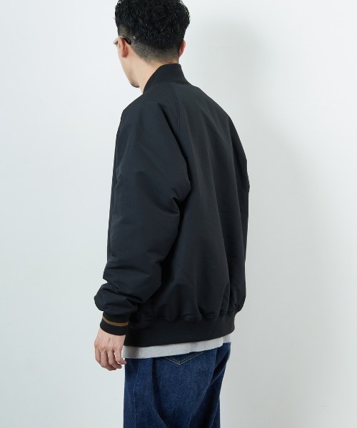 FRED PERRY（フレッドペリー）の「[FRED PERRY/フレッドペリー] 別注 テニスボンバージャケット（ブルゾン・レディース・ダークグレー/ブラック・S/M/L）」の7枚目の写真