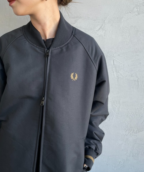 FRED PERRY×MARGARET HOWELL テニスボンバー MA-1 x MARGARET HOWELL WOMENS TENNIS BOMBER SNOW WHITE – Bodega