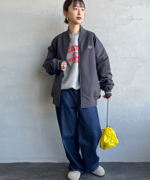 FRED PERRY/フレッドペリー] 別注 テニスボンバージャケット（ブルゾン