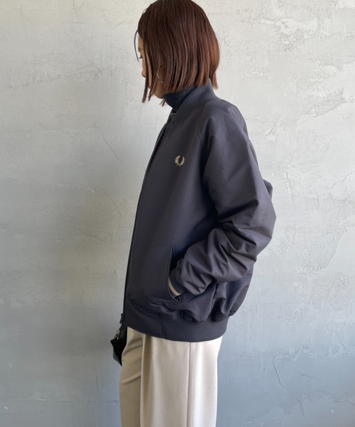 フレッドペリー　ボンバージャケット FRED PERRY [フレッドペリー] 別注 テニスボンバージャケット