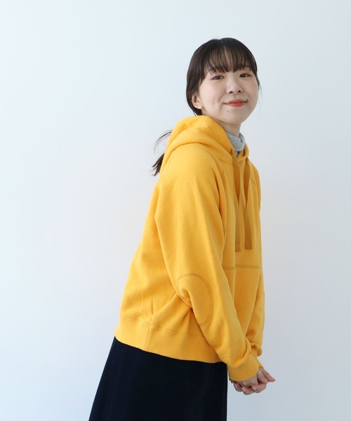 PAR ICI（パーリッシィ）の「リサイクルコットン 裏毛フーディー（パーカー・レディース・アイボリー/イエロー/ネイビー/グレー/サックスブルー/ボルドー・FREE）」の18枚目の写真