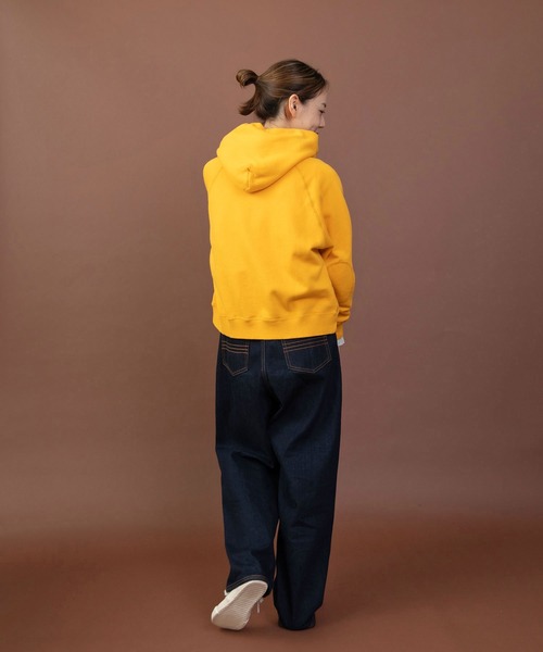 PAR ICI（パーリッシィ）の「リサイクルコットン 裏毛フーディー（パーカー・レディース・アイボリー/イエロー/ネイビー/グレー/サックスブルー/ボルドー・FREE）」の13枚目の写真