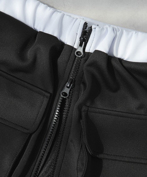 bohmal（ボマール）の「配色カラーバルーンミニジャージスカート（スカート・レディース・ブラック/ライム・FREE）」の18枚目の写真