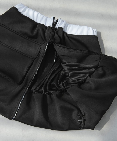 bohmal（ボマール）の「配色カラーバルーンミニジャージスカート（スカート・レディース・ブラック/ライム・FREE）」の19枚目の写真